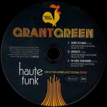2CD Grant Green: Funk In France (From Paris To Antibes 1969-1970)