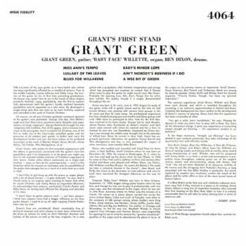 LP Grant Green: Grant's First Stand LTD