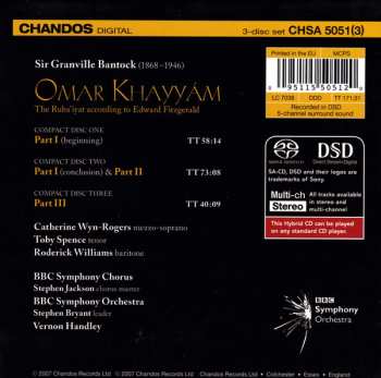3SACD Granville Bantock: Omar Khayyám