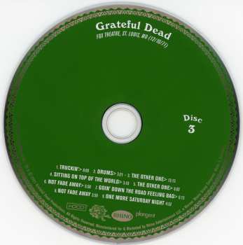 3CD The Grateful Dead: Fox Theatre, St. Louis, MO (12/10/71)