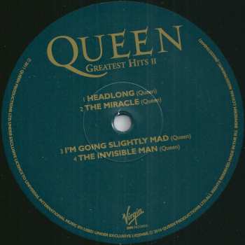 2LP Queen: Greatest Hits II