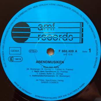 LP Green Cosmos: Abendmusiken