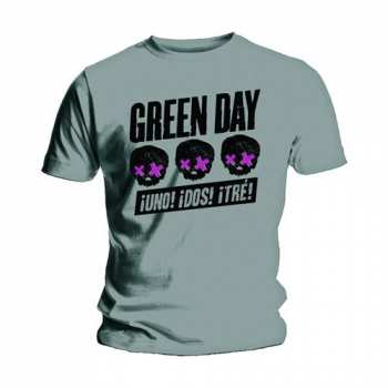 Merch Green Day: T-Shirt Three Heads Better Than One 