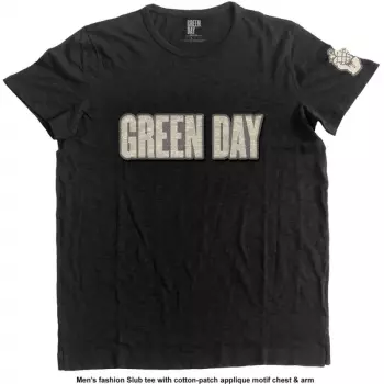 Bestickt T-Shirt Logo Green Day & Grenade 