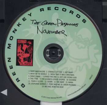 CD The Green Pajamas: November