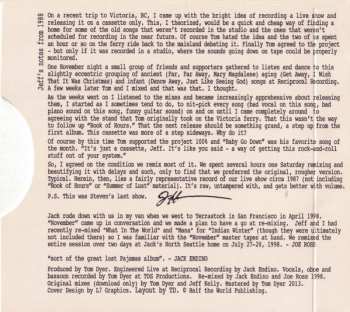 CD The Green Pajamas: November