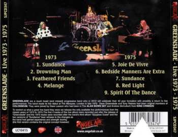 CD Greenslade: Live 1973-1975