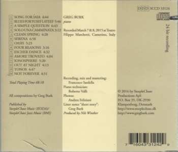 CD Greg Burk: Clean Spring