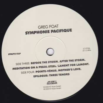 2LP Greg Foat: Symphonie Pacifique