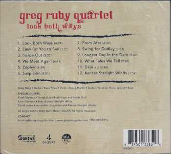 CD Greg Ruby Quartet: Look Both Ways