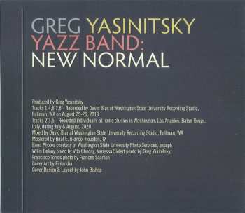 CD Gregory W. Yasinitsky: Yazz Band: New Normal