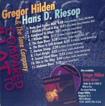 CD Gregor Hilden: Compared To What