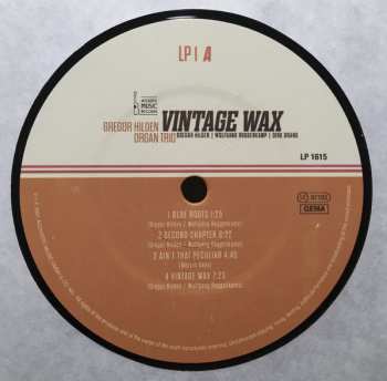 2LP Gregor Hilden Organ Trio: Vintage Wax