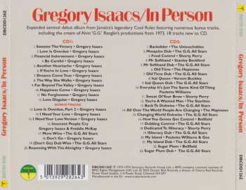 2CD Gregory Isaacs: In Person