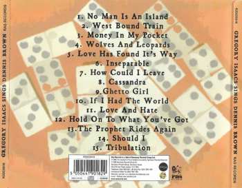 CD Gregory Isaacs: Sings Dennis Brown
