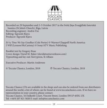 CD Latvian Radio Choir: Choral Compositions And Arrangements