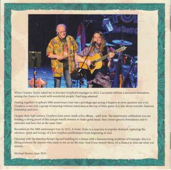 CD Gryphon: Gryphon Live - A Sonic Tonic