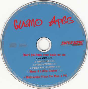 CD Guano Apes: Don't You Turn Your Back On Me