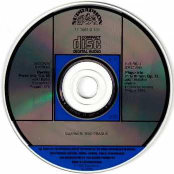 CD Antonín Dvořák: Piano Trios 