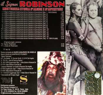 CD Guido And Maurizio De Angelis: Il Signor Robinson, Una Mostruosa Storia D'Amore E D'Avventure LTD