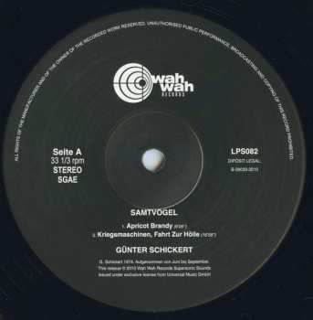 LP Günter Schickert: Samtvogel