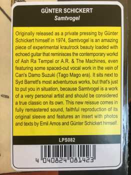 LP Günter Schickert: Samtvogel