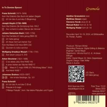 CD Günther Groissböck:  In Te Domine Speravi