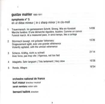 CD Orchestre National De France: Symphonie n°5