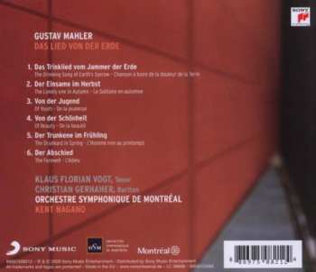 CD Gustav Mahler: Das Lied Von Der Erde