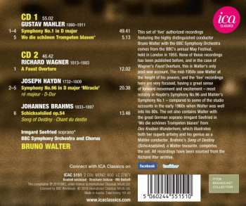 2CD Johannes Brahms: Mahler, Wagner, Haydn, Brahms