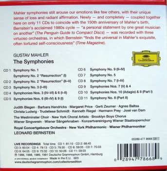 11CD/Box Set Leonard Bernstein: The Symphonies