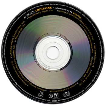 CD Hubert Félix Thiéfaine: Le Bonheur De La Tentation