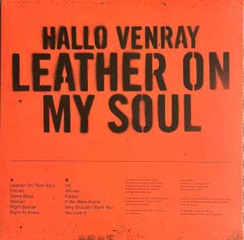 LP Hallo Venray: Leather On My Soul