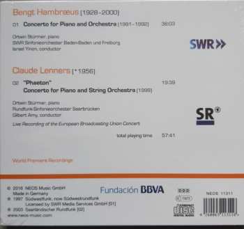 CD Bengt Hambraeus: Piano Concertos