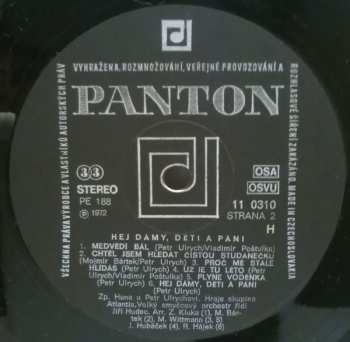 LP Hana A Petr Ulrychovi: Hej Dámy, Děti A Páni / Hey Ladies, Kids And Gentlemen