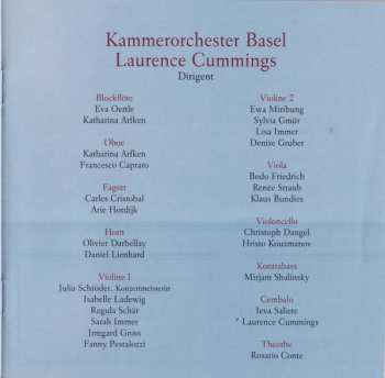 CD Kammerorchester Basel: Arien