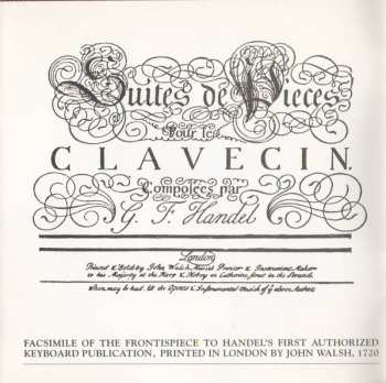 CD Georg Friedrich Händel: The Great Harpsichord Works