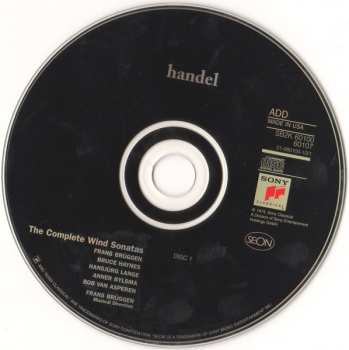 2CD Georg Friedrich Händel: The Complete Wind Sonatas