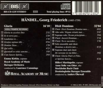 CD Anne Sofie Von Otter: Gloria / Dixit Dominus
