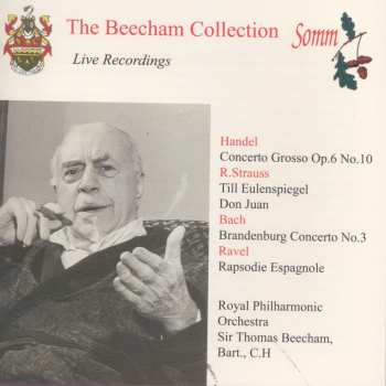 CD Johann Sebastian Bach: Concerto Grosso Op. 6 No. 10 ; Till Eulenspiegels ;  Don Juan ; Brandenburg Concerto No. 3 ; Rapsodie Espagnole 