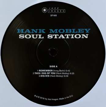 LP Hank Mobley: Soul Station LTD