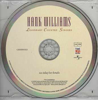 CD Hank Williams: The Country Music Hall Of Fame Presents - Legendary Country Singers
