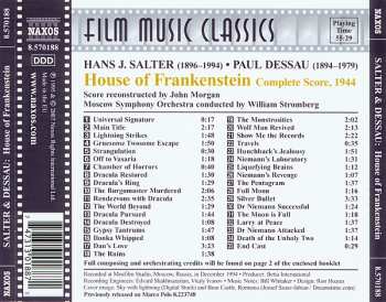CD William Stromberg: House of Frankenstein (The Complete 1944 Score)