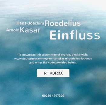 2LP Hans-Joachim Roedelius: Einfluss