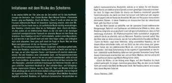 CD Hans-Joachim Roedelius: Durch Die Wüste