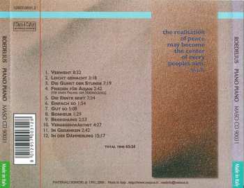 CD Hans-Joachim Roedelius: Piano Piano