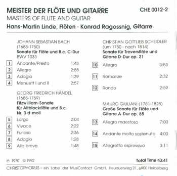 CD Hans-Martin Linde: Meister Der Flöte Und Gitarre