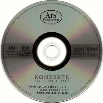 SACD Wolfgang Amadeus Mozart: Konzerte For Flute & Harp