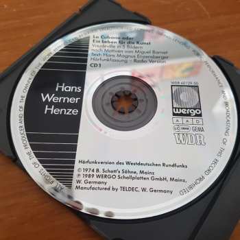 2CD Hans Werner Henze: La Cubana Oder Ein Leben Für Die Kunst