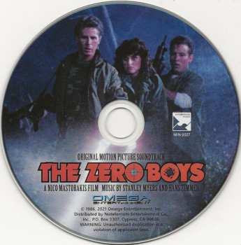 CD Hans Zimmer: The Zero Boys (Original Motion Picture Soundtrack) LTD